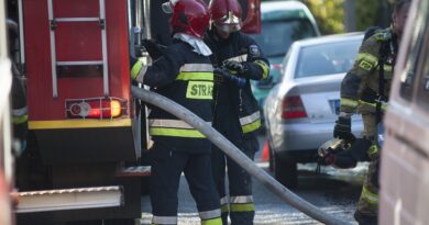 pożar w centrum Lublina