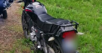 motorowerzysta uciekał przed policją w gminie Uścimów