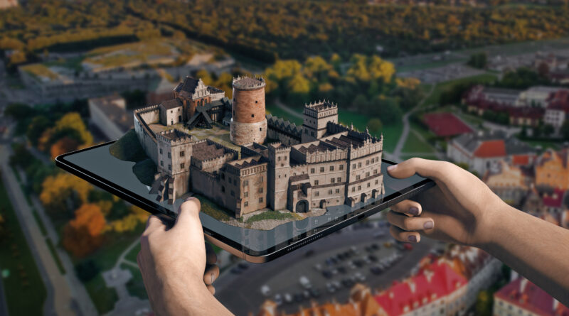 model 3D Zamku Królewskiego w aplikacji Turystyczny Lublin