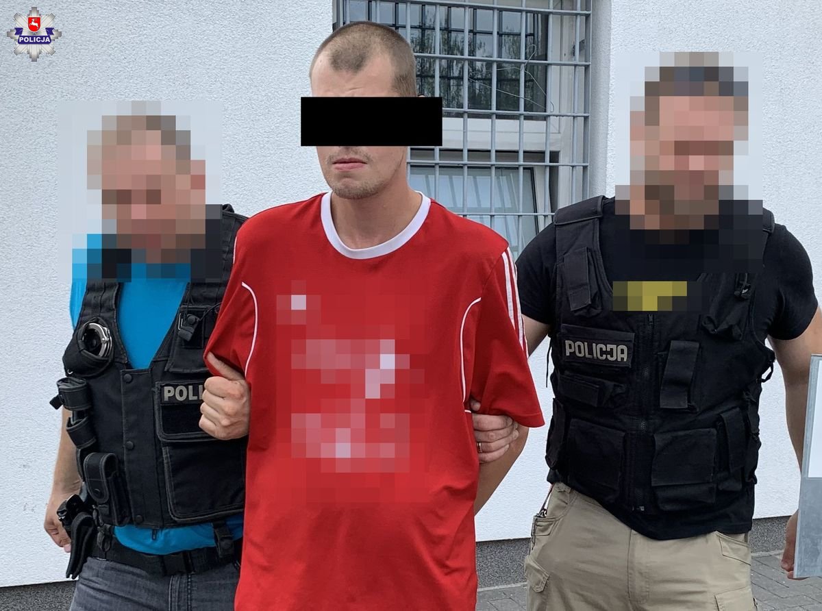 rozbój na 38-latku w Lublinie, Policja zatrzymała sprawców