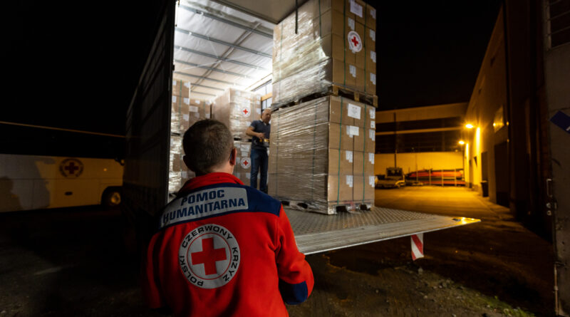 PCK transport pomocy humanitarnej do Słowenii