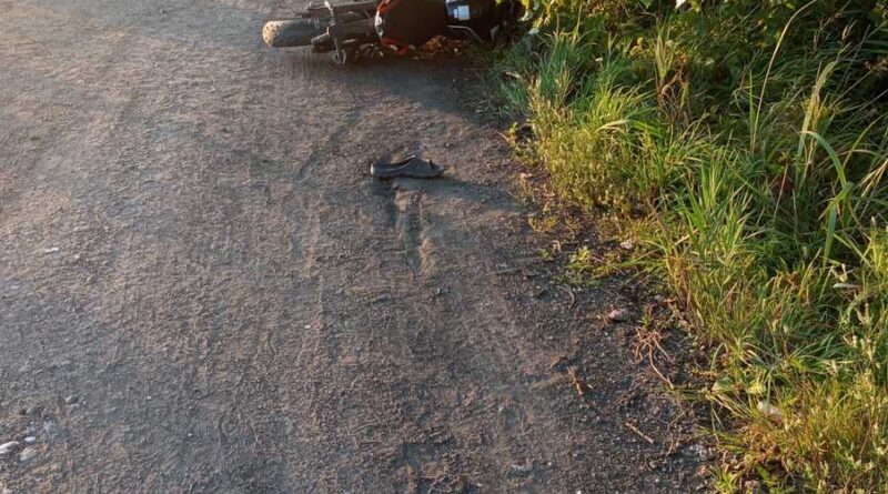 zderzenie osobówki z motocyklem w gminie Milejów