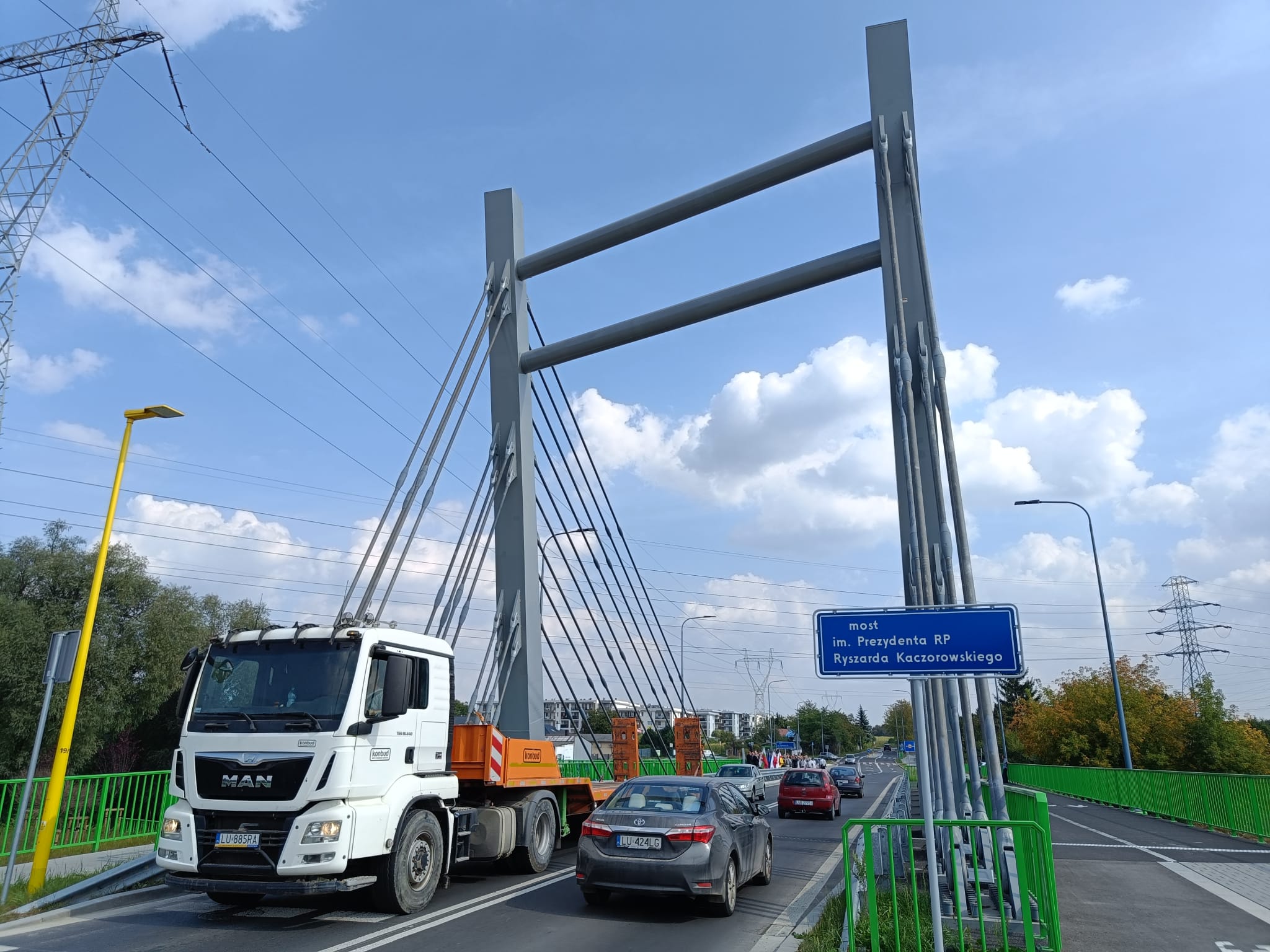 Most przy ul. Żeglarskiej im. Prezydenta RP Ryszarda Kaczorowskiego