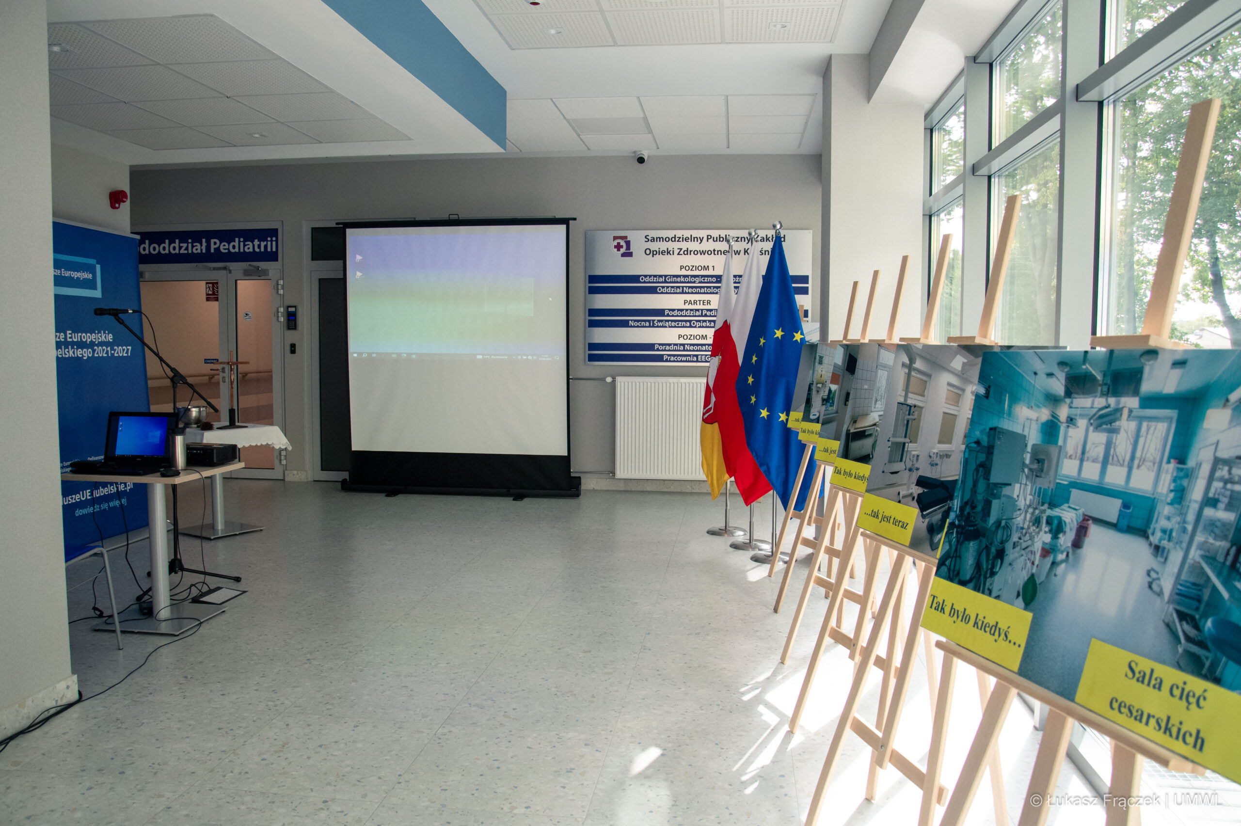 otwarcie nowoczesnego trzykondygnacyjnego pawilonu szpitala w Kraśniku