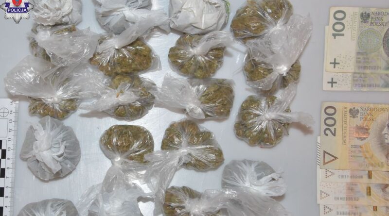 Znaczne ilości narkotyków znalezione w domu 37-latka z Zamościa