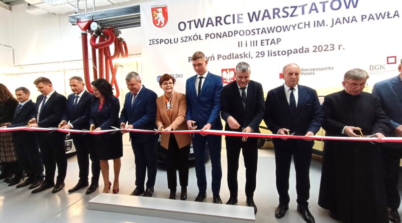 Nowy budynek warsztatów za prawie 6 mln złotych dla uczniów w Radzyniu Podlaskim