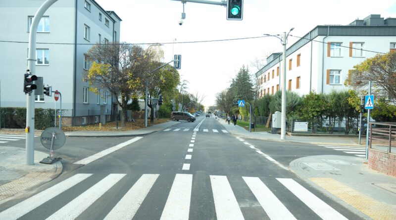 Ulica Popiełuszki w Lublinie już po przebudowie