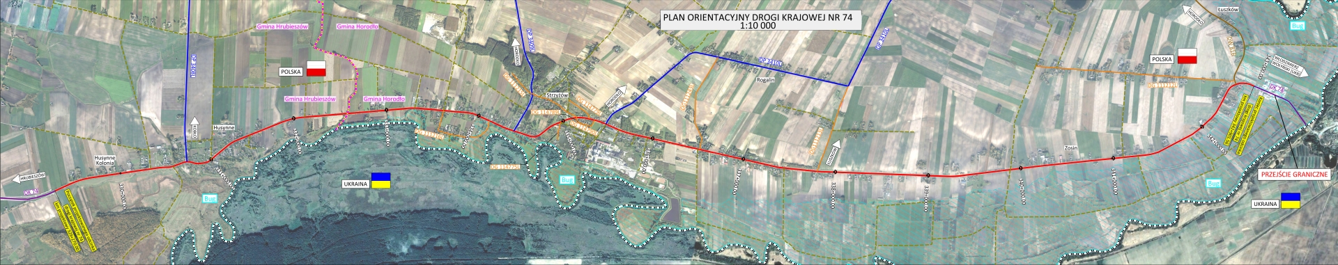 Jest zgoda na rozbudowę 14-kilometrowego odcinka DK-74 między Hrubieszowem a przejściem w Zosinie