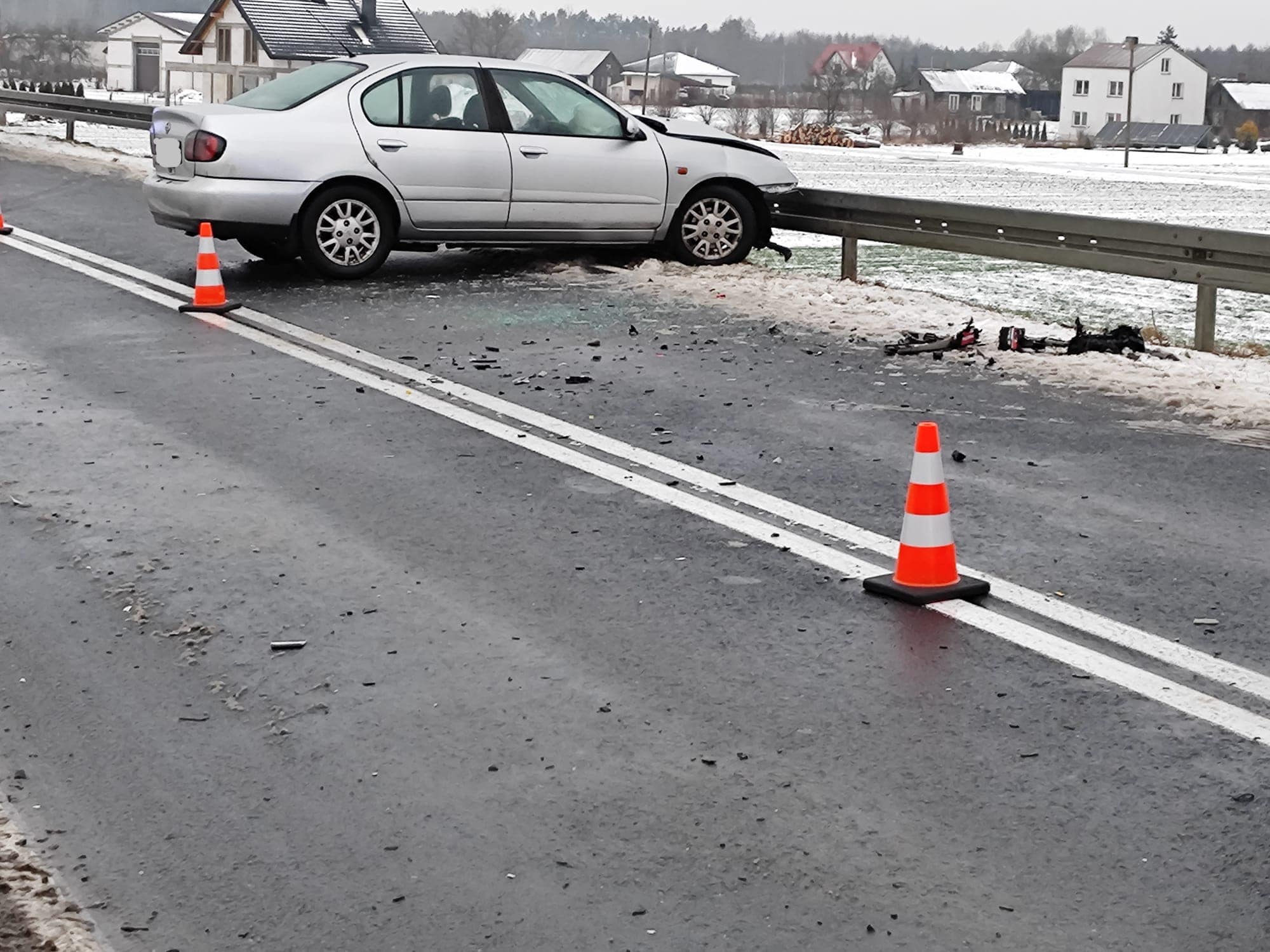 Wypadek w miejscowości Matygi