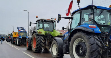 Ogólnopolski strajk rolników. W piątek, 23 lutego, protestujący zablokowali drogi w kilku powiatach woj. lubelskiego