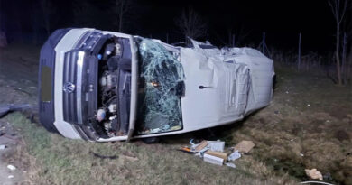 Wypadek z udziałem busa i ciężarówki na drodze ekspresowej S-12