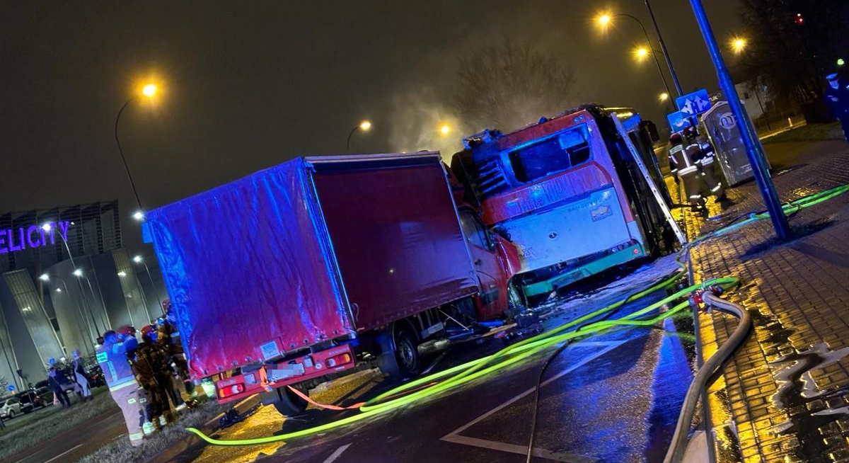 Groźny wypadek przy ul. Pancerniaków w Lublinie