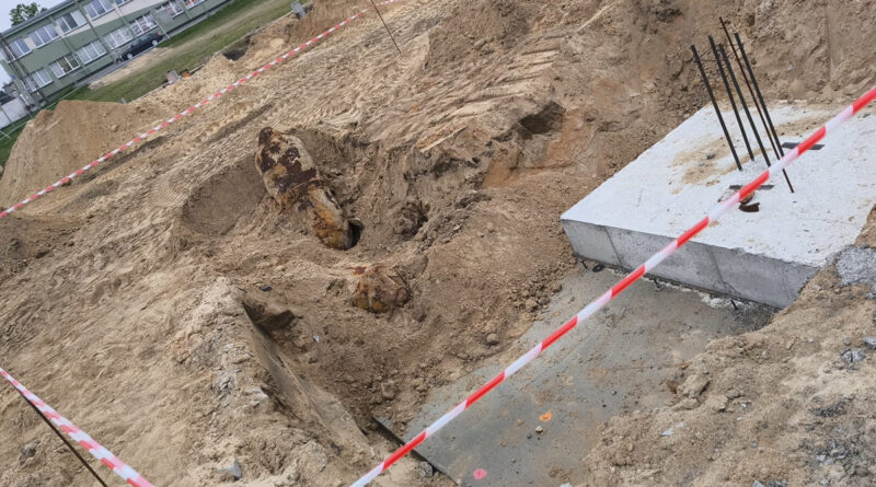 Cztery bomby lotnicze znalezione w Białej Podlaskiej