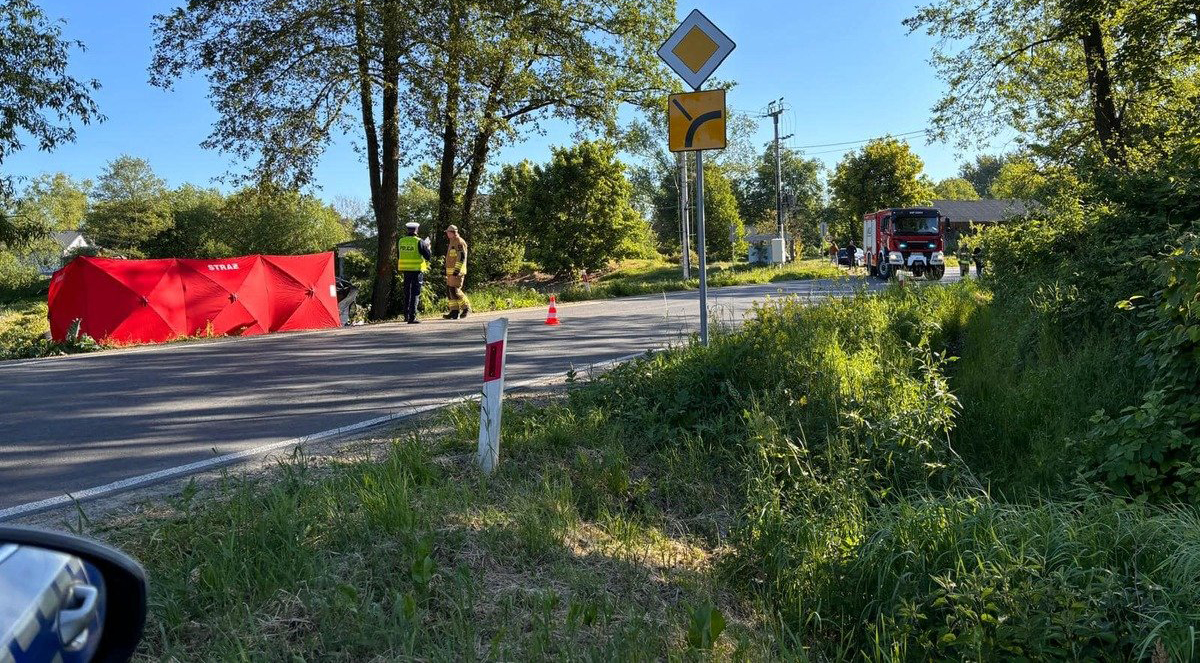 Śmiertelny wypadek w miejscowości Borów Kolonia