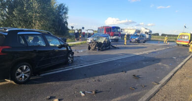 Wypadek w miejscowości Albertów