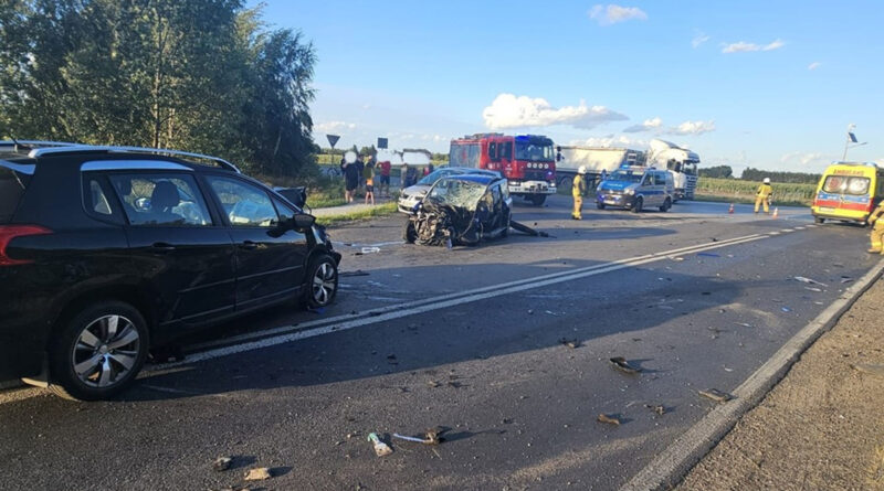 Wypadek w miejscowości Albertów