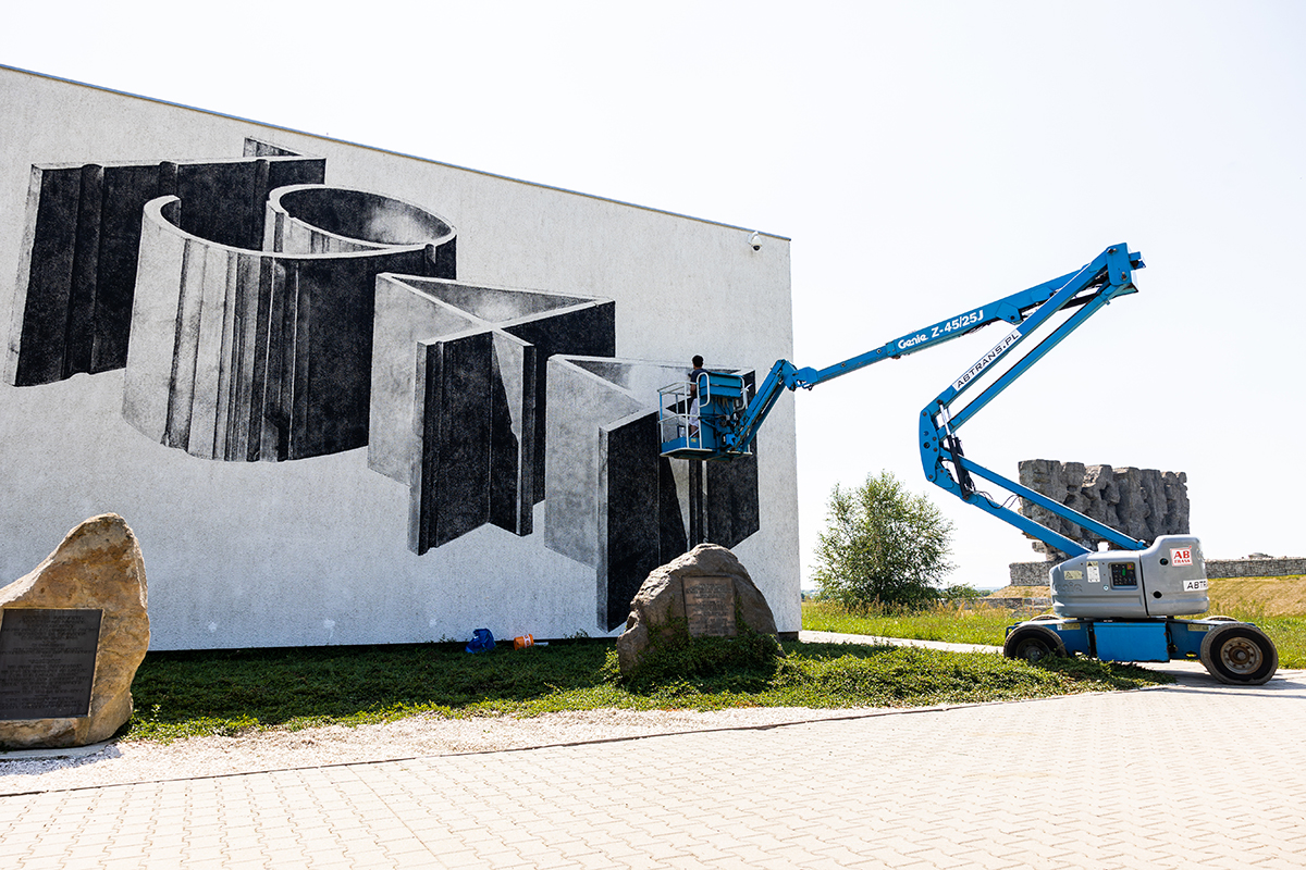 Na Majdanku powstał wyjątkowy mural