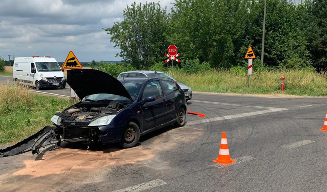 Niezabitów. Nie ustąpił pierwszeństwa i doprowadził do wypadku 