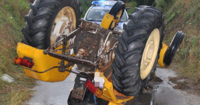 Groźny wypadek w gminie Turobin. 63-latek przygnieciony przez ciągnik
