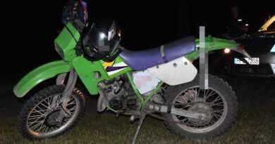 Motocykl zderzył się z psem. 12-letni pasażer trafił do szpitala