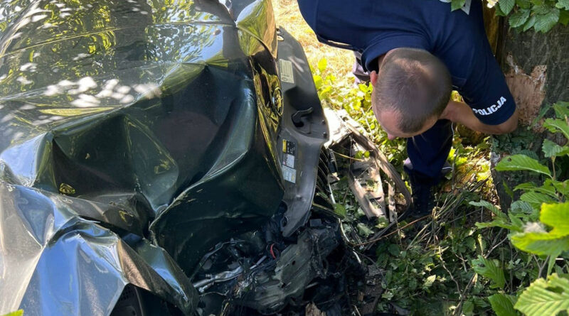 Groźny wypadek pod Kraśnikiem