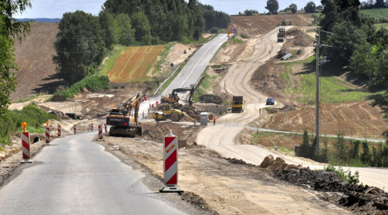 Prace na krajowej 74-ce między Gorajcem a Szczebrzeszynem nabierają tempa