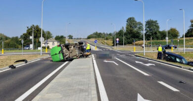 Tragiczny wypadek na obwodnicy Nałęczowa. Jedna osoba nie żyje, pięć, w tym troje dzieci, w szpitalu