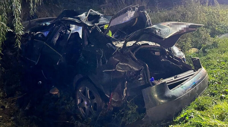 Groźny wypadek w gminie Bełżyce. Troje nastolatków trafiło do szpitala