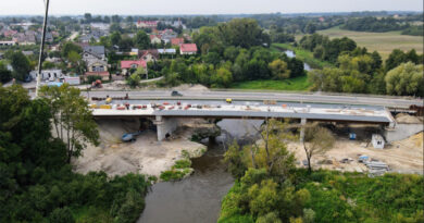 Prace przy budowie mostu w Łęcznej nabierają tempa