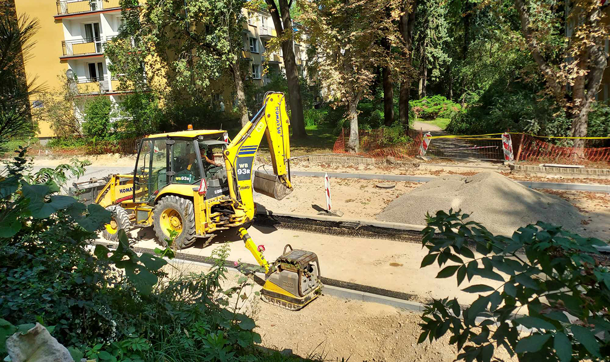 Prace przy rozbudowie ul. Wallenroda wkraczają w nową fazę