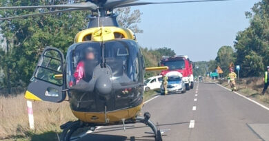 Wypadek w miejscowości Wytyczno. Dwoje motocyklistów trafiło do szpitala