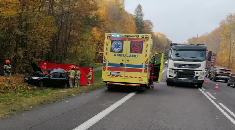 Tragiczny wypadek na trasie Piaski-Chełm