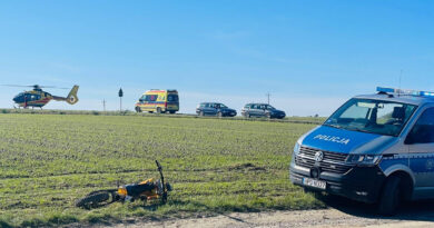 Zderzenie motocyklistów w gminie Żółkiewka. Obaj nie mieli uprawnień