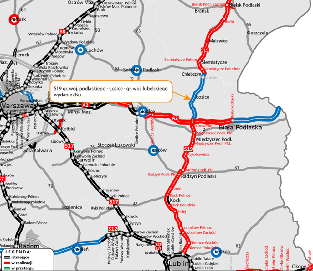 
Jest zielone światło dla budowy 32-kilometrowego odcinka Via Carpatia między woj. podlaskim a Lubelszczyzną