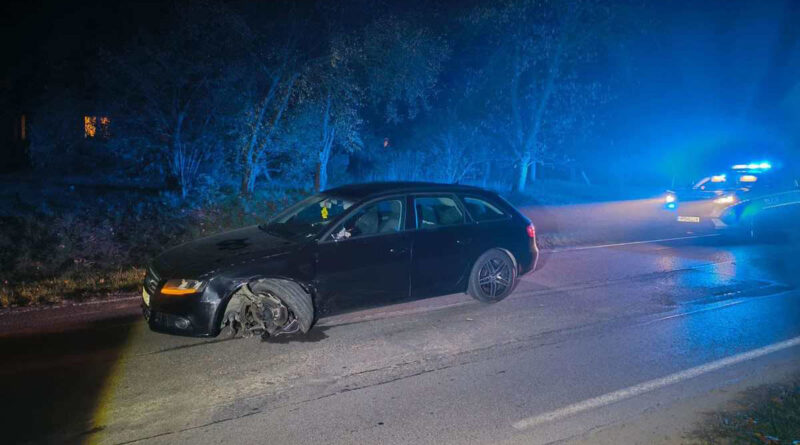 W ciagu 10 minut uszkodził dwa samochody. Był pijany i kierował bez uprawnień