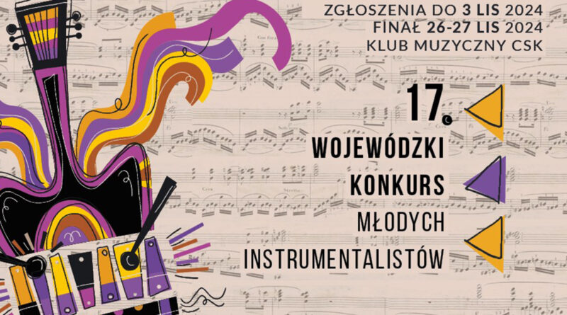 finał 17. edycji Wojewódzkiego Konkursu Młodych Instrumentalistów