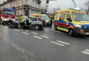 Zderzenie trzech samochodów na ul. Kunickiego w Lublinie