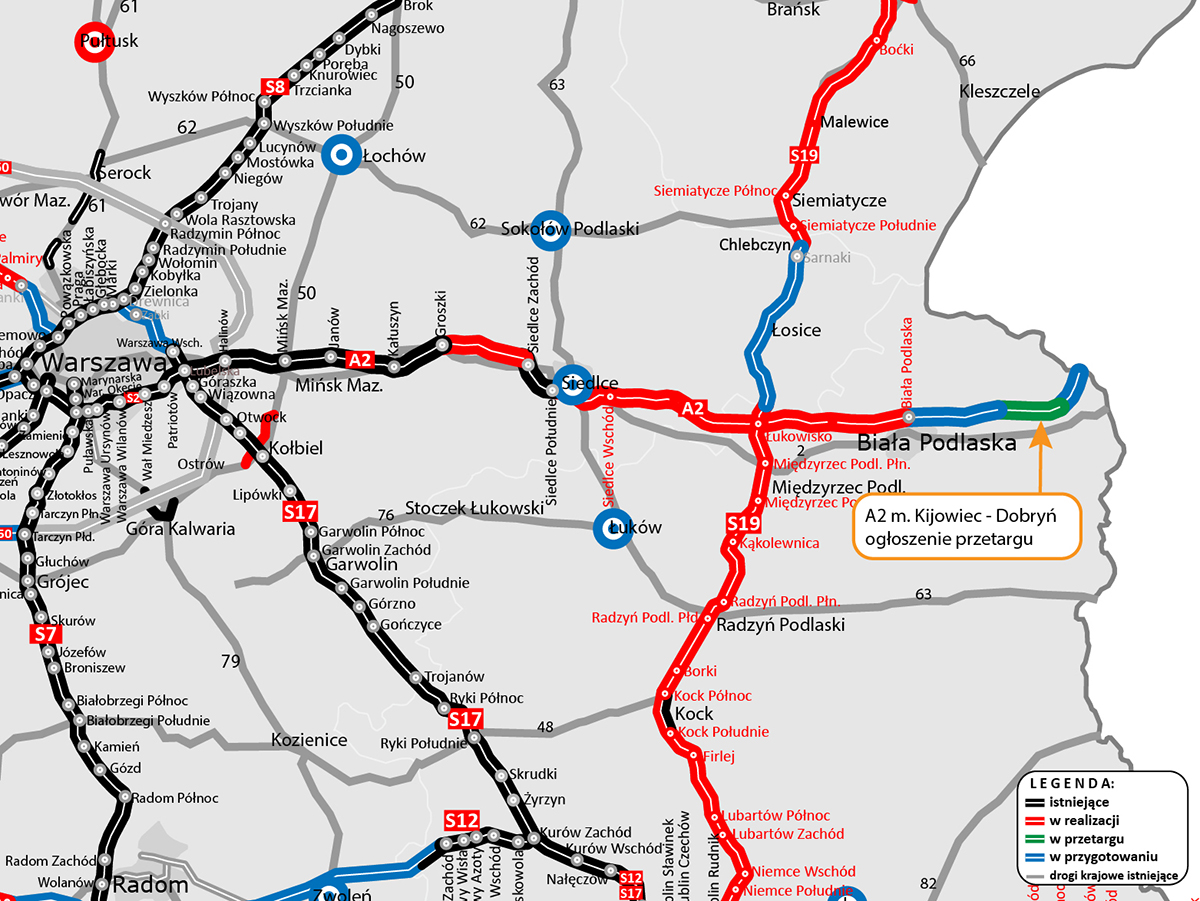 W woj. lubelskim powstanie kolejny odcinek autostrady A2