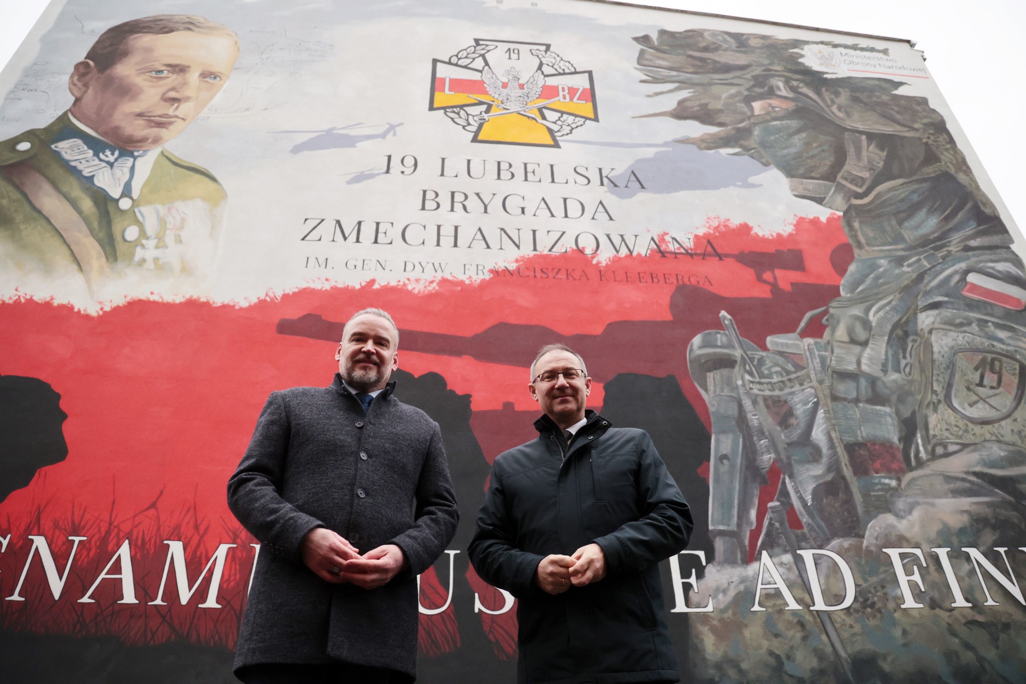 mural patriotyczny „Pamięć o bohaterach”