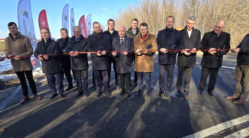 Fragment „starej” trasy Lublin-Rzeszów już po przebudowie