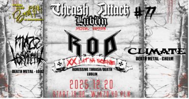 R.O.D świętuje 20-lecie na scenie. 77. edycja Thrash Attack już w grudniu w Lublinie!