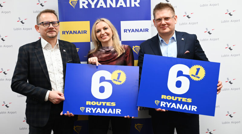 Ryanair rozszerza ofertę lotów z Lublina. Nowa trasa na Sycylię i powrót popularnej Barcelony