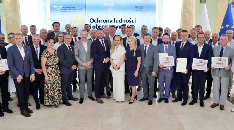Ponad 90 mln zł dla samorządów z Lubelskiego. Powstaną schrony, magazyny i miejsca ewakuacji