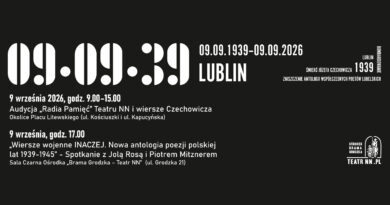 Miasto przypomni tragiczny dla Lublina 9 września 1939 roku