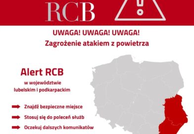 Syreny zawyły w Lublinie. Alert RCB i wojskowe samoloty w polskiej przestrzeni